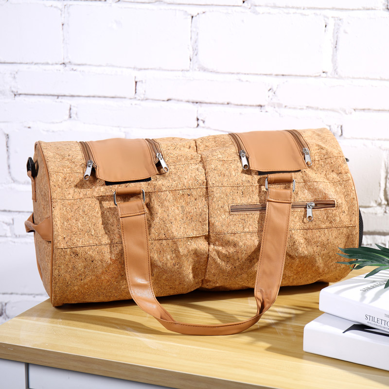 Vegan Cork Sport Duffle Bag