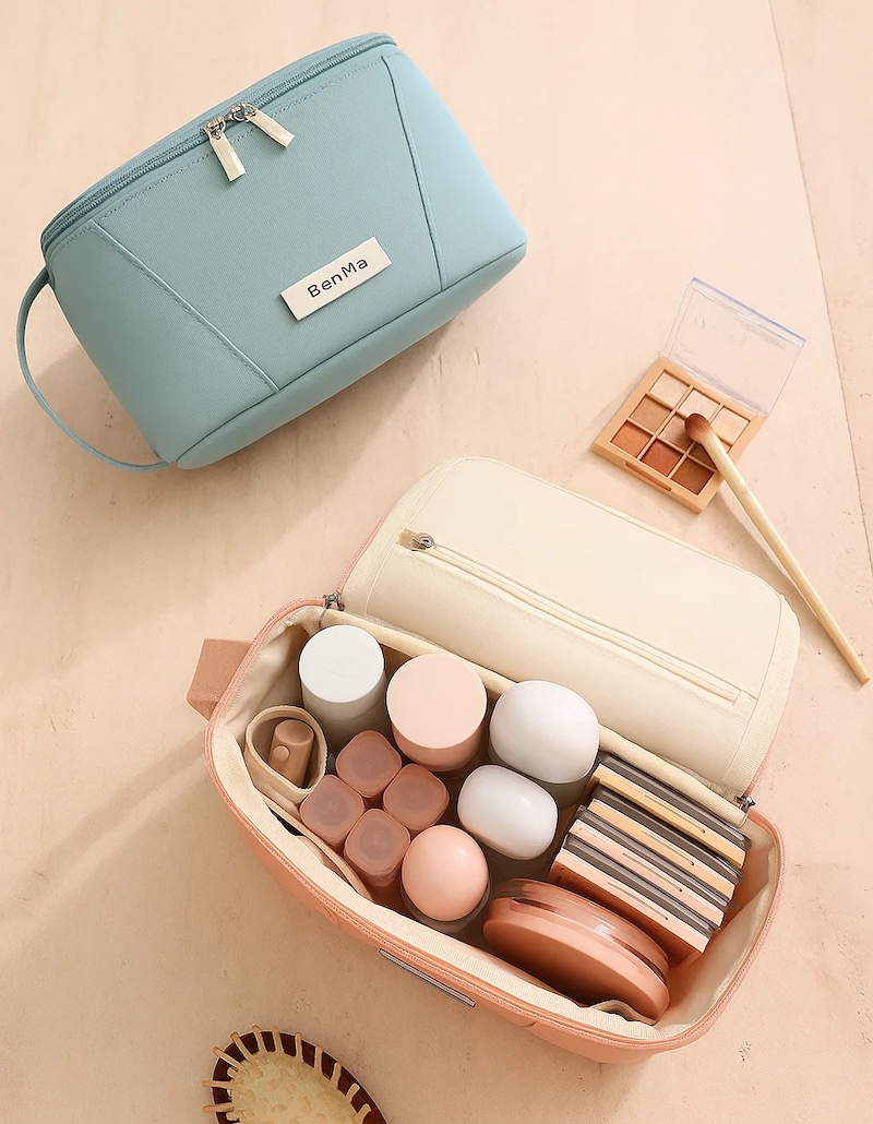 premium large capacity carry-on cosmetic bag