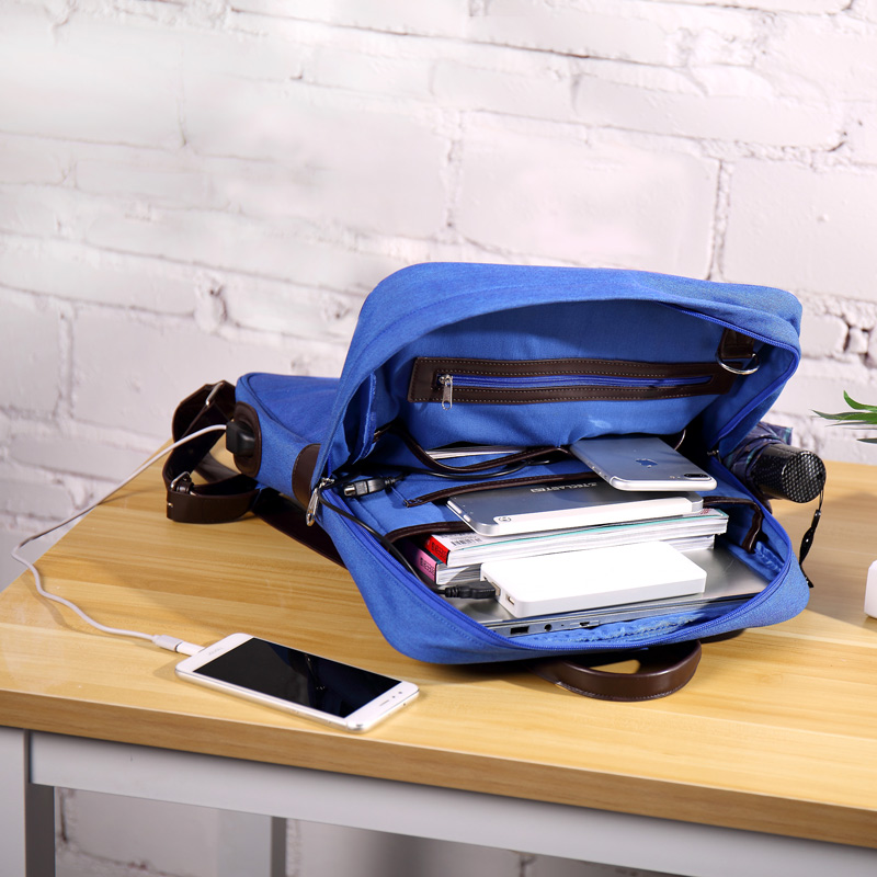 Backpack do Laptop para Viagens de Negócios Anti-Roubo de Mochila para Homens, Mulheres com Porta USB de Carregamento