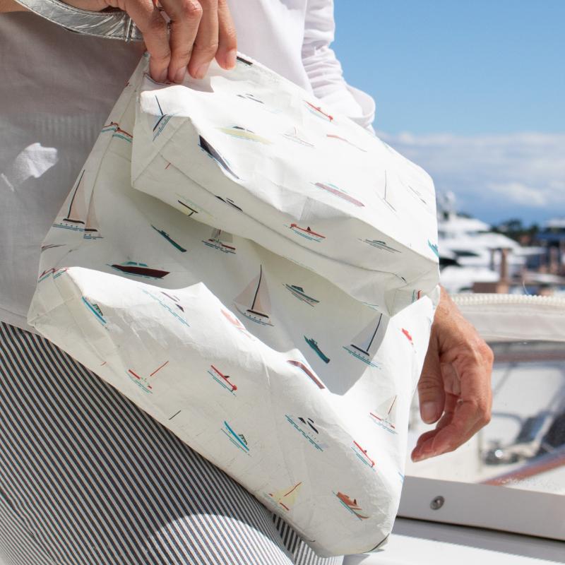 Bolsa de toalete feminina Tyvek à prova d'água: uma miríade de bolsas de cosméticos para barcos náuticos