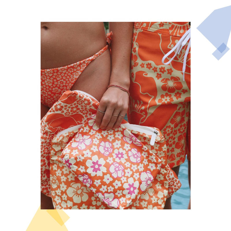 Bolsa de maquiagem Beach Essentials – perfeita para protetor solar, acessórios e presentes de verão para mulheres e meninas