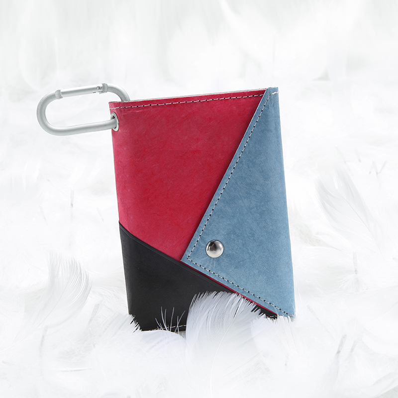 Carteira RFID para mulheres – Porta-cartões com design elegante de folha tripla, bolso para moedas com zíper e janela para identificação, em preto pequeno