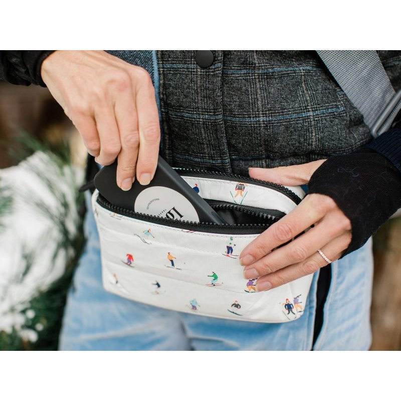 Pochete da moda para mulheres e homens – Bolsa transversal versátil para treino, viagens e uso diário