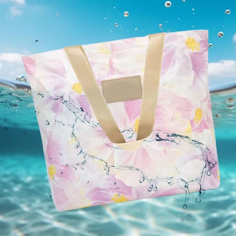 Sacola de compras personalizada, ecológica, à prova d'água e revestida com DuPont™ Tyvek® – Sacola de compras de grande capacidade