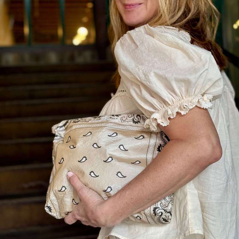 Nécessaire multifuncional de viagem personalizada – Estojo de maquiagem em Tyvek ecológico